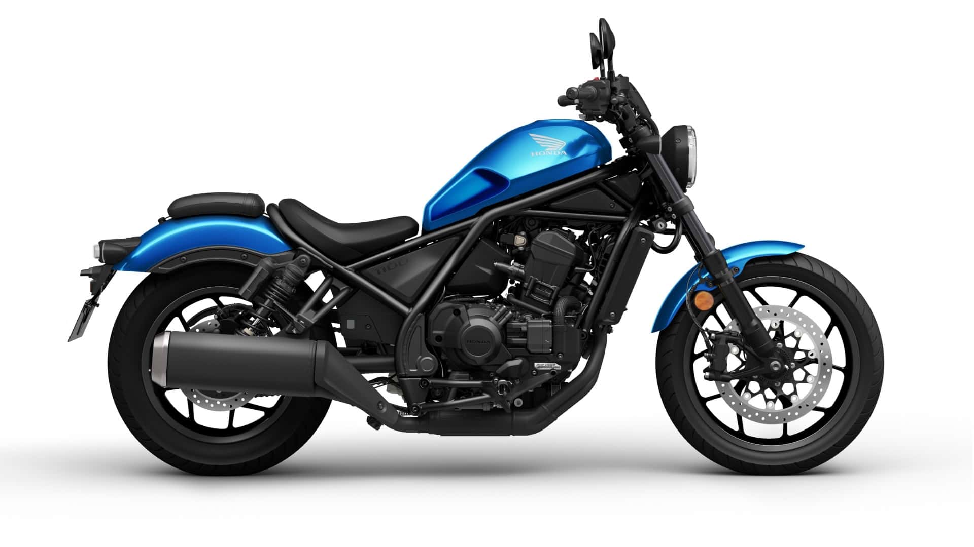 New Colors Are Introduced In Europe For The 2024 Honda Gold Wing Rebel   2024 Honda Cmx1100 Rebel   Studio   Glint Wave Blue Metallic   Right Side 