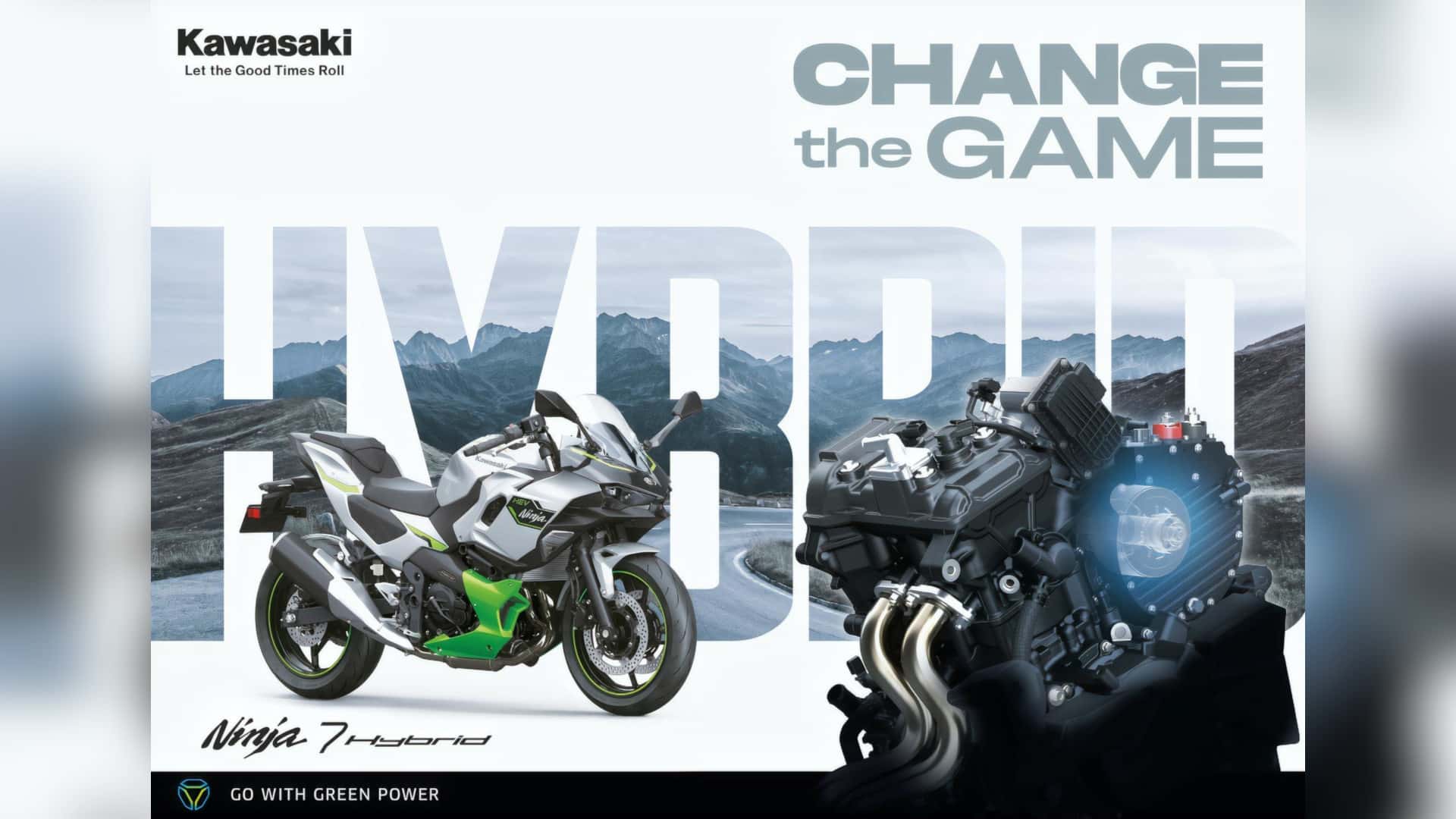 2024 Kawasaki Ninja 7 Hev Poster 